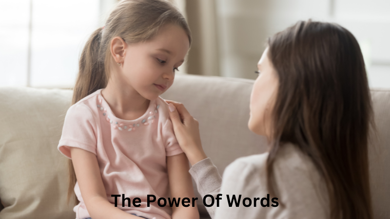 A mother speaking life and  words of affirmation to her daughter while showing compassion and love.